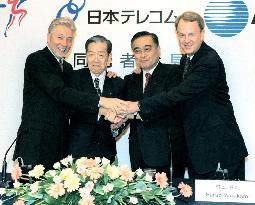 Japan Telecom, AT and T, BT form capital alliance